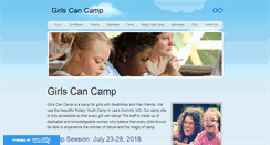 Desktop Screenshot of girlscancamp.com