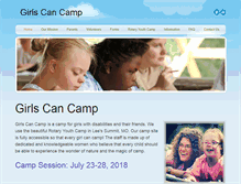 Tablet Screenshot of girlscancamp.com